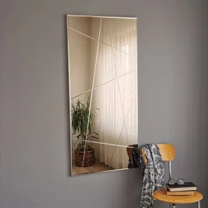 Premium Petalcu Dekorationsspegel 130 cm Silver - Inredning
