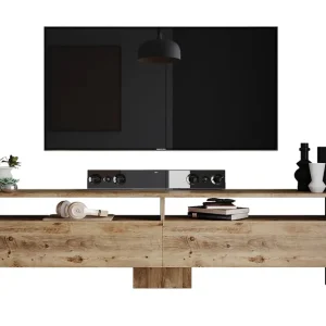 Rinorea Tv-möbelset 180x56 cm Grön - Möbler Kampanjpris