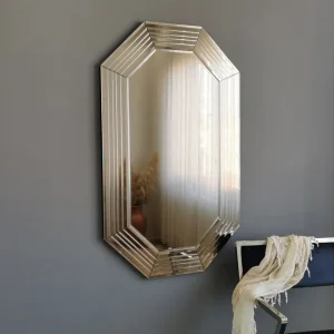 Billig Windford Dekorationsspegel 100 cm Brons - Inredning
