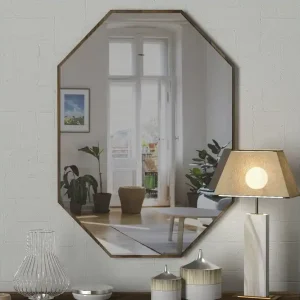 Riddlesworth Spegel 70 cm Valnöt - Inredning Sista chansen