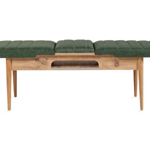Populär Corralez Bänk 51 cm Trä/natur/Grön - Möbler