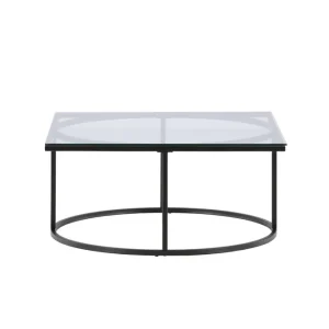 Kampanjpris Furniture Fashion Skanör Soffbord 90x90x42 cm Svart - Möbler