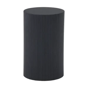 Sista chansen Venture Home Lenox Runt Soffbord 30,5 cm Svart - Möbler