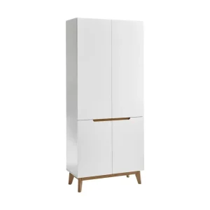 Foajéskåp Marleny 85 cm Vit|Ek - Förvaring Rea