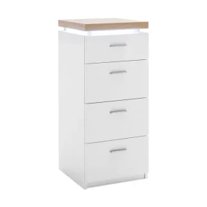 Degaust Byrå 42 cm Vit/Ek - Förvaring Fynd