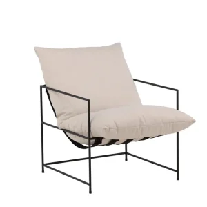 Köp nu Venture Home Sedalia Loungefåtölj Vit - Möbler