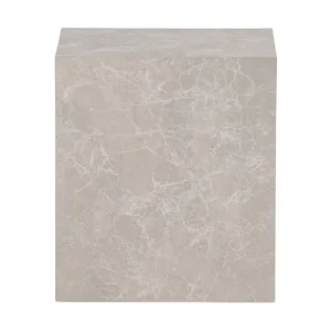 Venture Home York High Travertin Sidobord 40x40x45 cm Beige - Möbler Kundfavorit