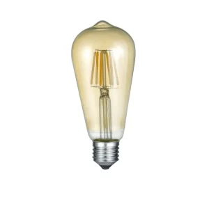 Lägg i varukorgen Trio Lighting LK LED E27 filament industrial 6W 420lm 2700K brun Brun - Belysning