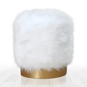 Needles Sittpuff 40 cm Vit - Möbler Rea