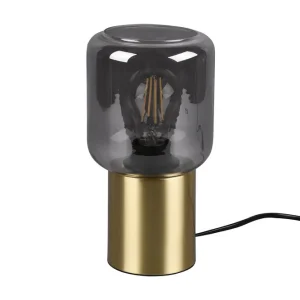 Trio Lighting Nico bordslampa E27 mattmässing Matt mässing - Belysning Snabb leverans