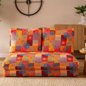 Köp online Maydena Bäddsoffa 2-sits 185x120 cm Flerfärgad - Möbler
