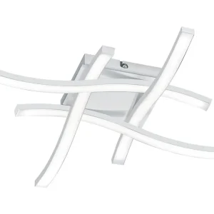 Erbjudande Trio Lighting Route LED Plafond 4L mattvit Matt vit - Belysning