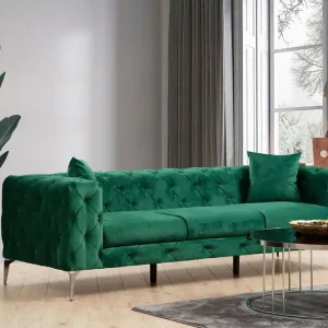 Manor House Beachport Soffa 3-sits Grön - Möbler Premium