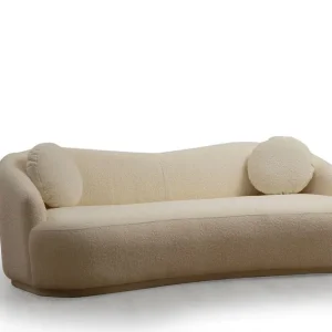 Yarrawonga Soffa 3-sits Beige|Bouclé - Möbler Fri frakt