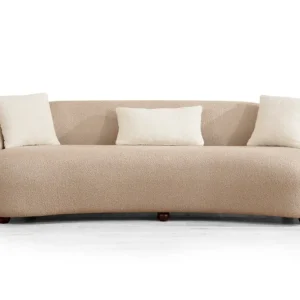 Scone Soffa 3-sits Brun|Bouclé - Möbler Lägg i varukorgen