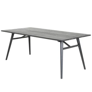 Venture Home Sleek Matbord 195 cm Förlängningsbart Svart - Möbler Begränsat erbjudande