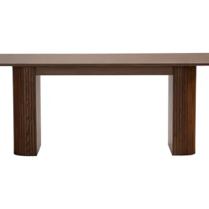Bark Kopparbo Rektangulärt Matbord 200 cm Mörkbrunt / Valnöt / Trä - Möbler Extra rabatt