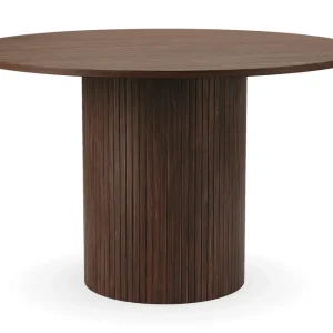 Bark Kopparbo Runt Matbord 120 cm för 6 personer Mörkbrunt / Valnöt / Trä - Möbler Nyhet