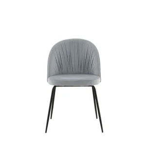 Fri frakt Venture Home Wrinkles Matstol Grå/Svart - Möbler