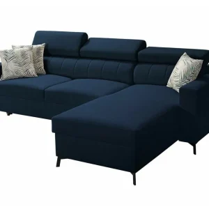 Utförsäljning Galbally 3-sits Hörnbäddsoffa Dark blue - Möbler
