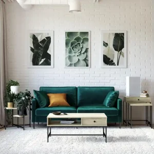 Queer Eye Tamlin Soffbord 102x50 cm Brun Novogratz - Möbler Endast idag
