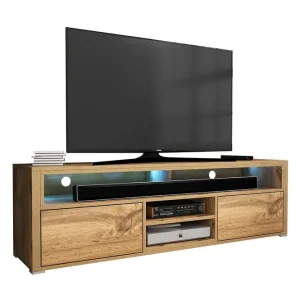 Erbjudande TV-bänk 137 cm Ek - Möbler
