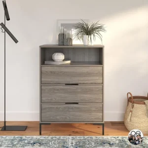 Köp nu Queer Eye Rayburn Byrå Grå Dorel Home - Förvaring