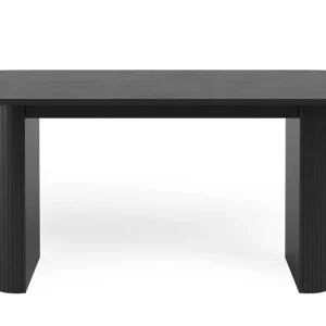 Bark Kopparbo Matbord 160 cm Svart trä - Möbler Expressleverans