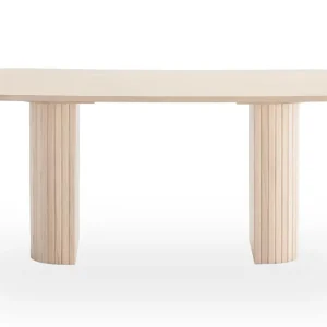 Kampanj Bark Kopparbo Soffbord 120 cm Vitlaserad Ek - Möbler