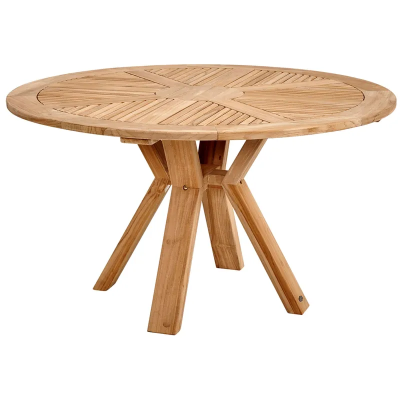 Circus matbord 130 cm natur teak Lågt pris