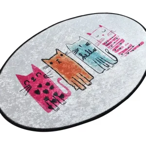 Säker betalning Matta Babycats 60x90 cm Flerfärgad/Sammet - Textil & mattor