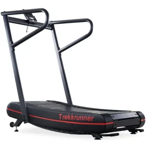 Trekkrunner Curved Löpband Hopfällbart Svart - Sport & fritid Sänkt pris