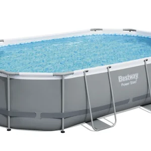 Bestway Bestway Power Steel Ovanmarkpool 4,88 x 3,05 m Grå Bestway - Trädgård & spabad Lägg i varukorgen