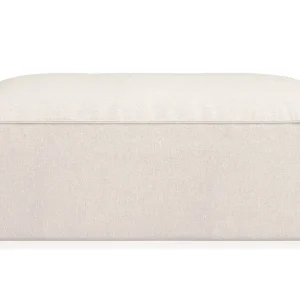 Andrarum Cubo 1-sits Rektangulär Fotpallsmodul i Tyg 120 cm bred Beige - Möbler Erbjudande
