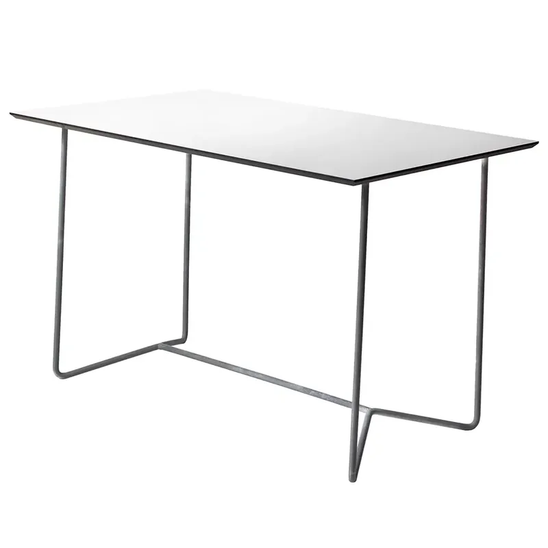 Nyhet High Tech Bord 70 X 110CmVit laminat/Varmförzinkat stativ