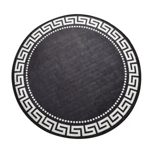 Nyhet Orbarthe Matta Rund 100 cm Flerfärgad/Sammet - Textil & mattor