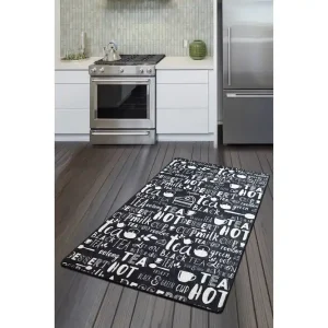 Cuppa Matta 100x200 cm Svart/Sammet - Textil & mattor Erbjudandepris