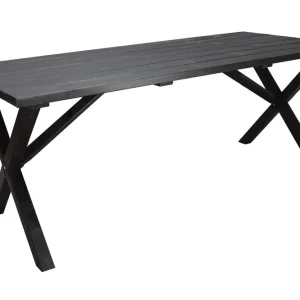 Begränsat antal Scottsdale Matbord Utomhus 190 cm Svart KWA - Utemöbler