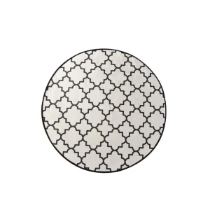 Surupa Matta Rund 100 cm Vit/Sammet - Textil & mattor Köp online