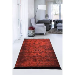 Sista chansen Matta Outono 160x230 cm Röd/Sammet - Textil & mattor