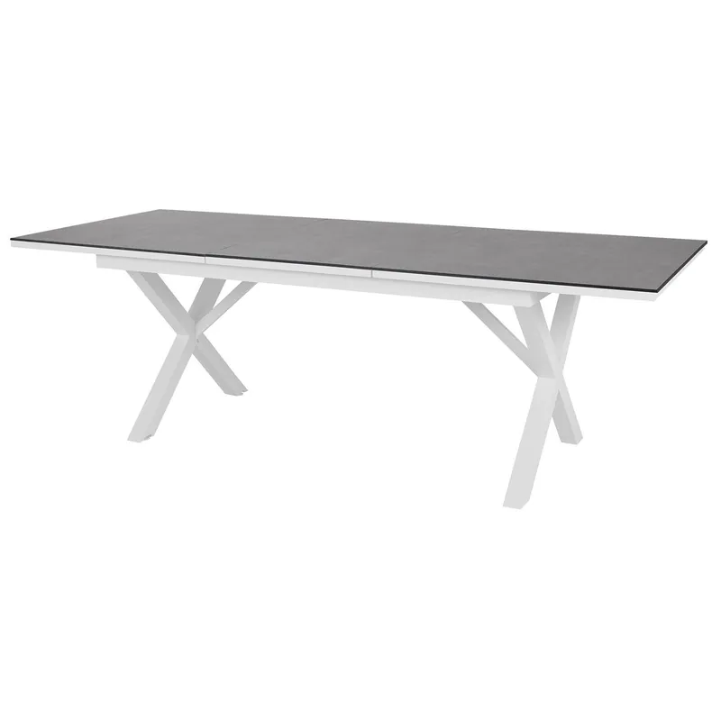 Beställ nu Hillmond utdragbart bord 100x166-226cm vit/grå