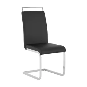 Snabb leverans Concept 55 Isoda Matstol Konstläder Svart - Möbler