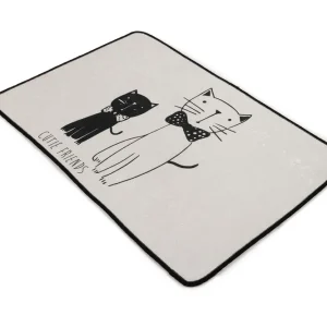 Matta Littlecats 60x90 cm Flerfärgad/Sammet - Textil & mattor Endast idag
