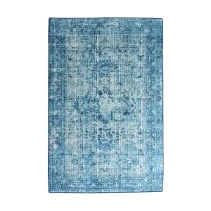 Matta Corabel 160x230 cm Blå/Sammet - Textil & mattor I lager
