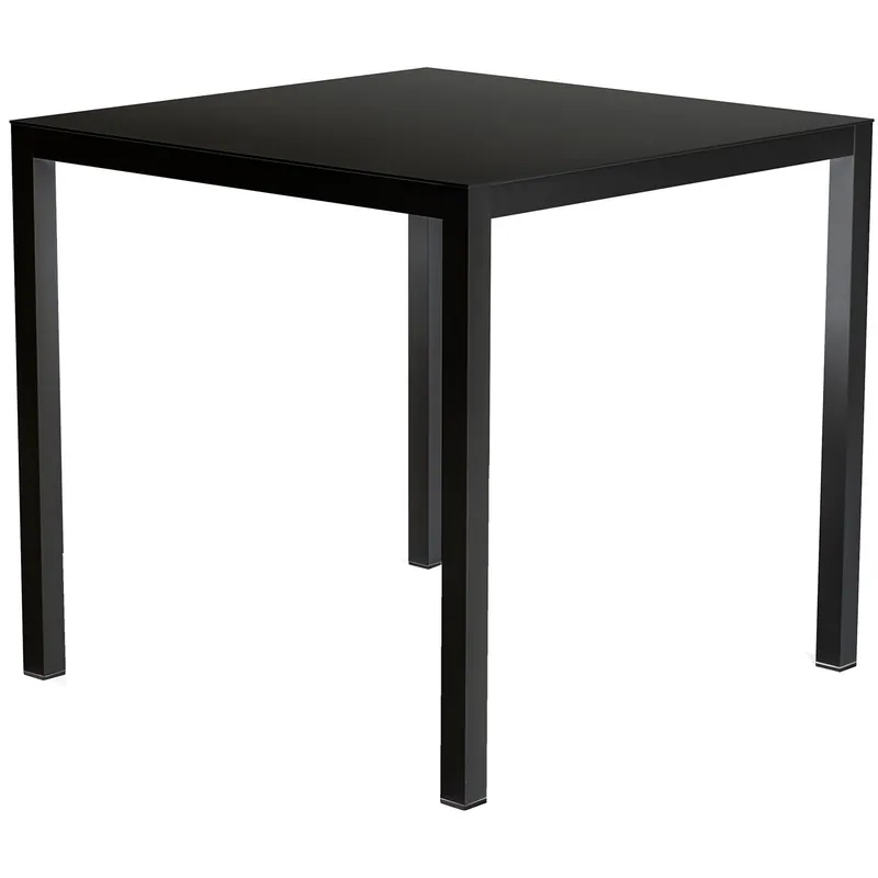Aria matbord 70x70 cm black aluminium Köp nu