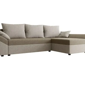 Snabb leverans Midfeld 3-sits Hörnbäddsoffa Beige/Light beige - Möbler