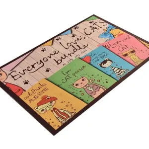 Premium Gunsel Dörrmatta 45x70 cm Flerfärgad - Textil & mattor