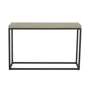 Populärt val Concept 55 Lava Avlastningsbord 120 cm Betong/Svart - Möbler