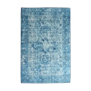 Hannabel Matta 120x180 cm Blå/Sammet - Textil & mattor Kundfavorit