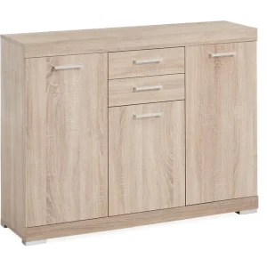 Köp online Scandinavian Choice Bristol Skänk 130 cm Ljus Ek - Förvaring
